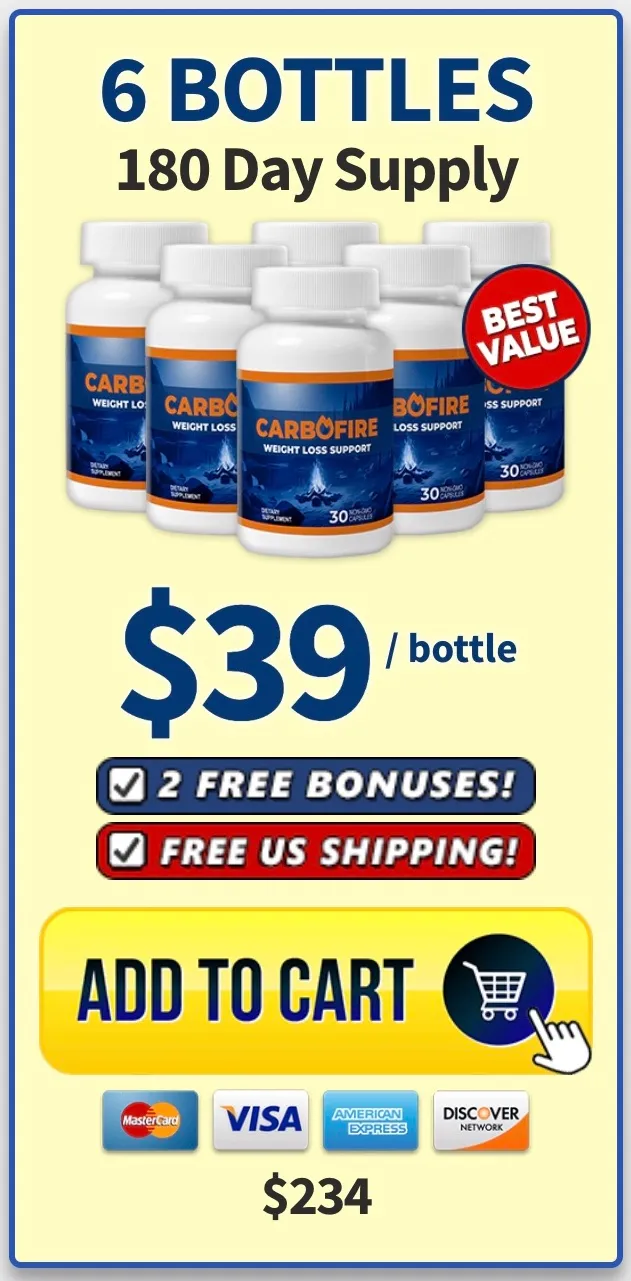 CarboFire 6 bottles